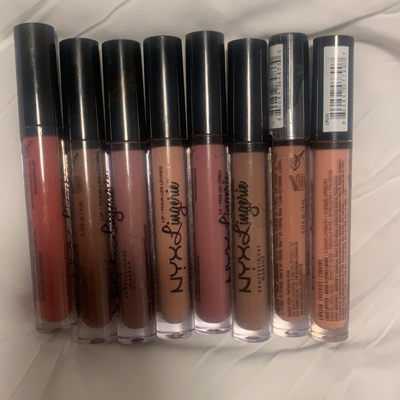 NYX LINGERIE 8  LIPPIES 🙂 - Picture 2 of 2
